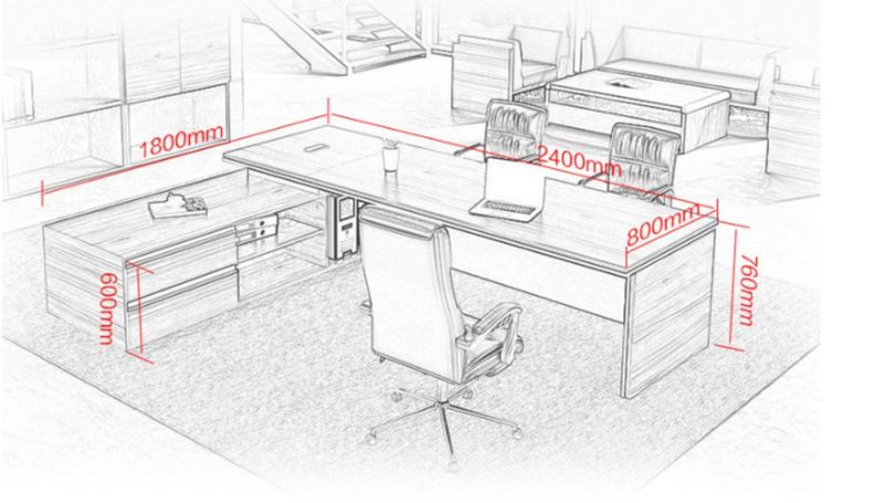 Modern Chinese Hotel Study Executive Computer Conference Home Office Furniture