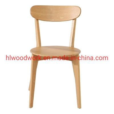 Cross Chair Oak Wood Dining Chair Wooden Chair Office Chair Round Seat Wooden Furniture