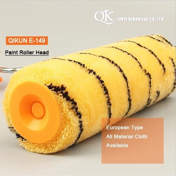 E-147 Hardware Decorate Paint Hardware Hand Tools Acrylic Polyester Mixed Yellow Double Strips Fabric Foam Paint Roller Brush