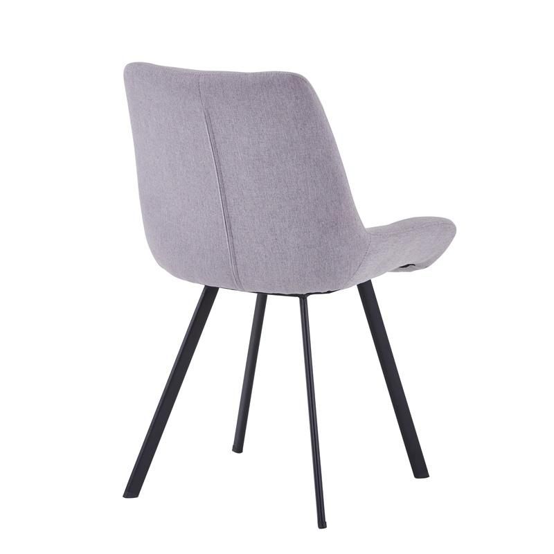 Wholesale Modern Luxury Fashion Classic Soft Fabric Upholstery Cafe Dining Chair