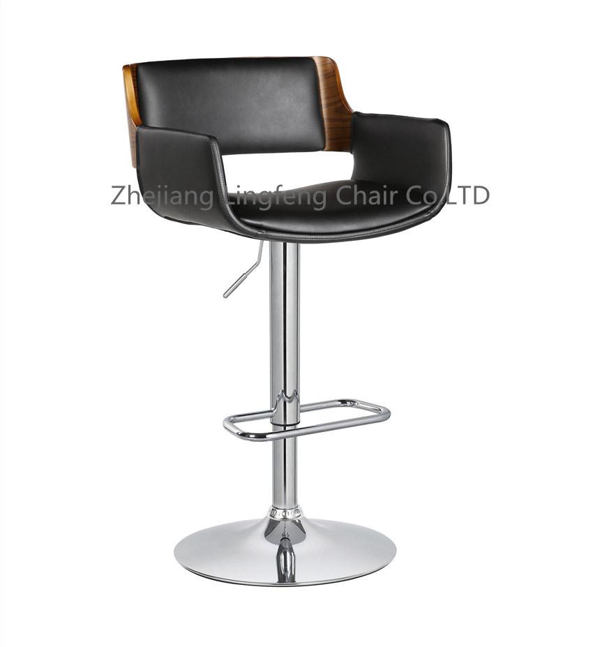 Bar Chair Nordic Tall Counter Furniture Metal Velvet Back Luxury Kitchen Leather Modern High Stool Bar Chairs for Bar Table