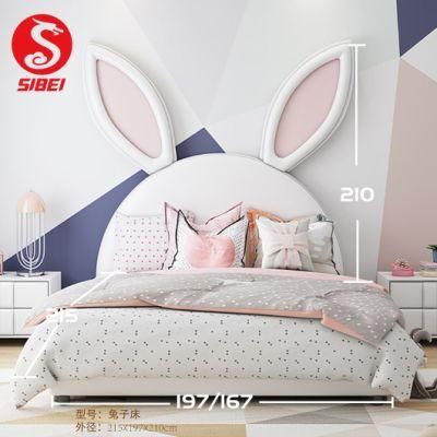 Hot Sales Comfortable Modern Simplicity Fabric Queen Bedroom Bed