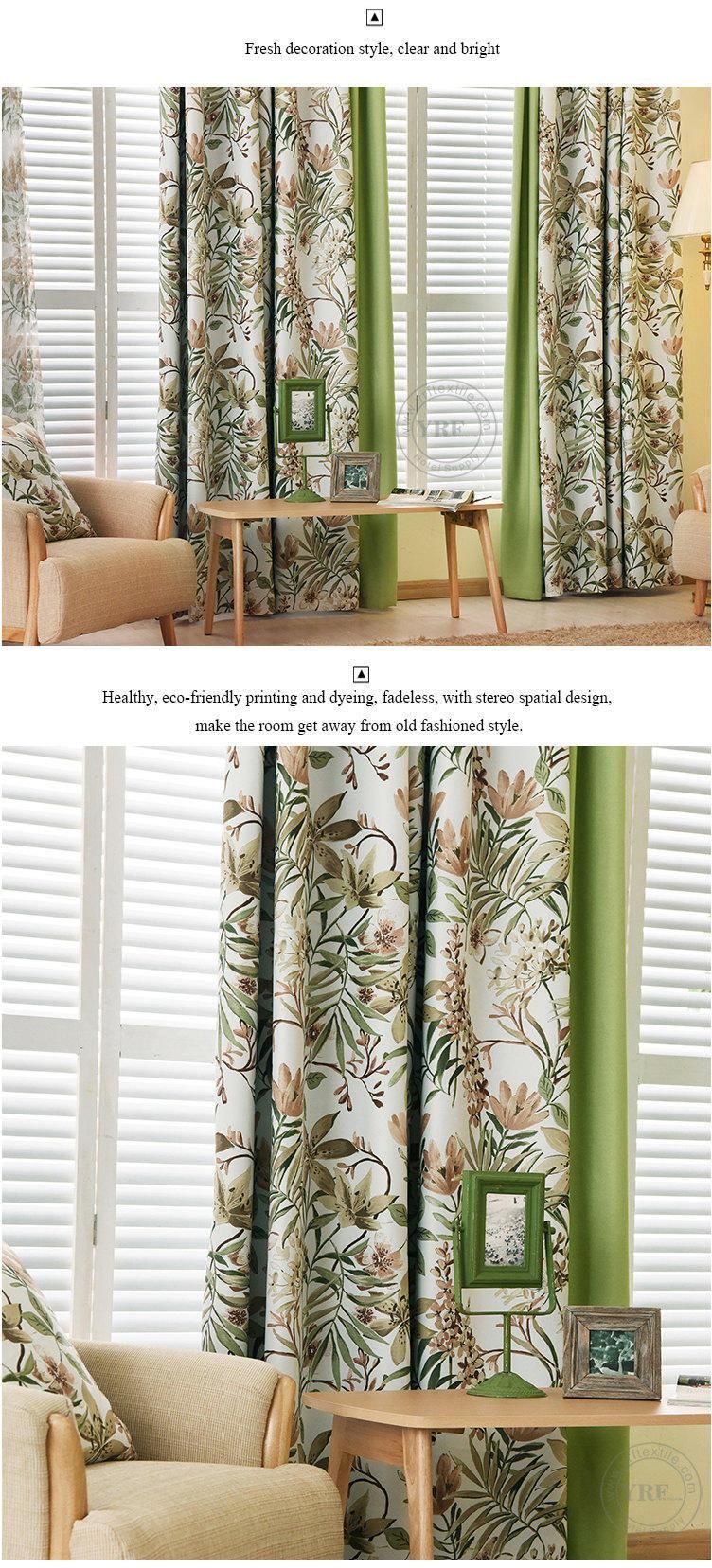 Factory Supply Home Textile Polyester Fabric Curtain Blackout Vertical Blind for Home Room