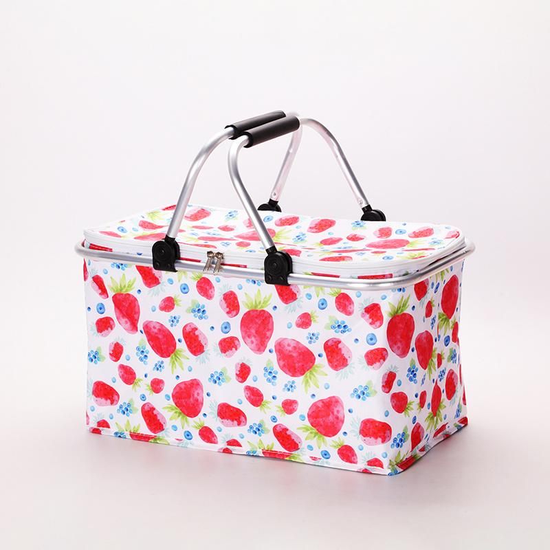 Wholesale Hot Sales Retail Foldable Metal Shopping Basket Basket for Shopping Plastic Basket