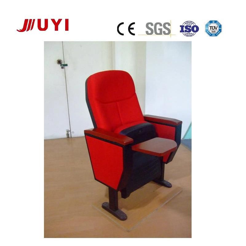 Factory Cheap Fashion 3D Cinema Chair Fabric Cover Cushion Seats Flame Resistant Motion Upholstered Writing Pad Chair Jy-615s