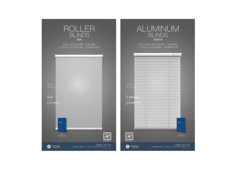 Fabric Roller Blind for Indoor/Outdoor/Customized Motorized High Quality Blackout Sunscreen Fabric Roller Blinds/ Manual Electric Roman Blinds / Zebra Blinds