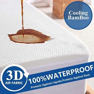 Jacquard 3D Air Fabric Waterproof Bamboo Mattress Protector Cover