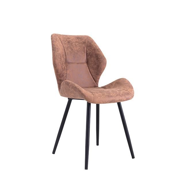 Foam Seat Metal Legs Chair Wholesale Hot Sale Dining Chair Factory Supply Velvet Chair Comfortable Modern Chair