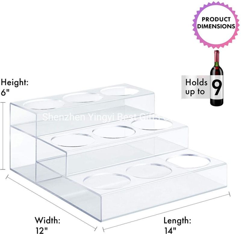 Top Quality Supermarket Acrylic Beer Display Rack for Wholesales