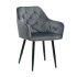 New Arrival Metal Legs Restaurant Fabric Upholster Dining Chair for Hotel Restaurant Home