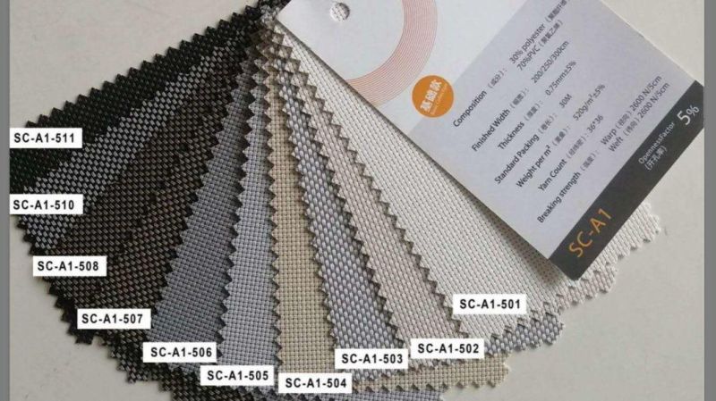 Supply Window Blinds Sunscreen Fabric Sc-a Series