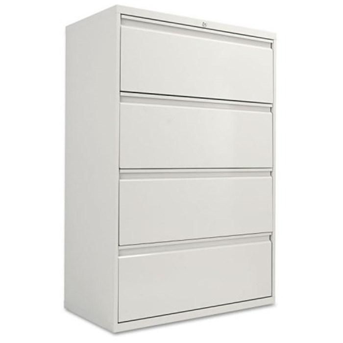 Steel Counter Weight Lateral Filing Cabinets Parts Waterproof 4 Drawer Metal Premier File Cabinet