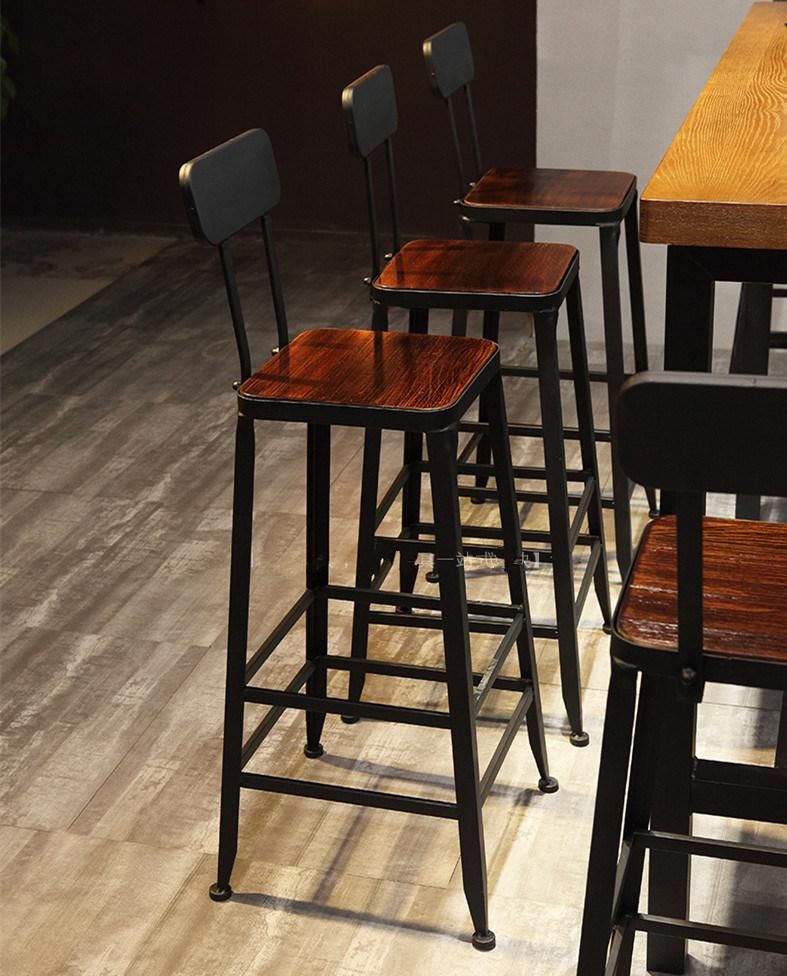 Wholesale Bespoke Modern Design Cafe Bar Solid Wooden Coffee Chair
