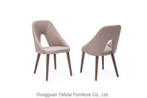 Modern Wooden Fabric Dining Chair Home Furniture