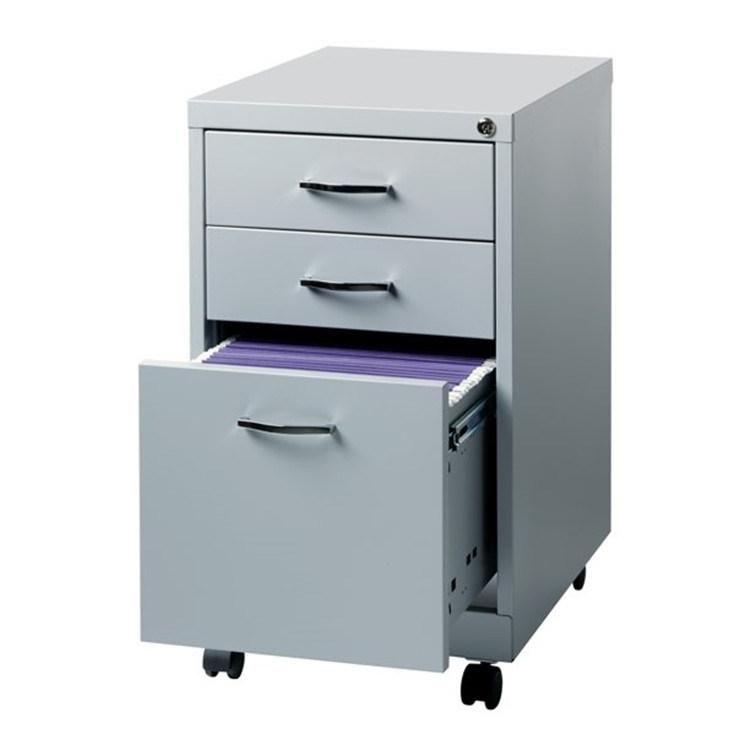 Office Dimensions 19" 3-Drawer Home Office Mobile Pedestal File Cabinet