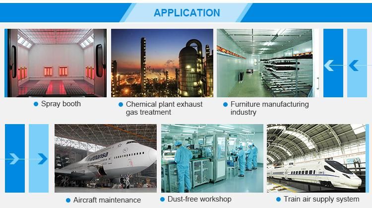 Excellent Quality Non-Woven Pocket Filter for Spray Booth