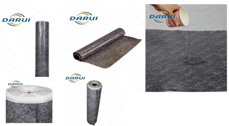 180GSM Recyclable Nonwoven Fabric Painter Felt Floor Protector Ground Pad