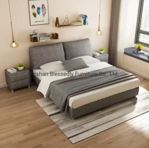 Fabric Washable Bed Bedroom Furniture King Single Bed