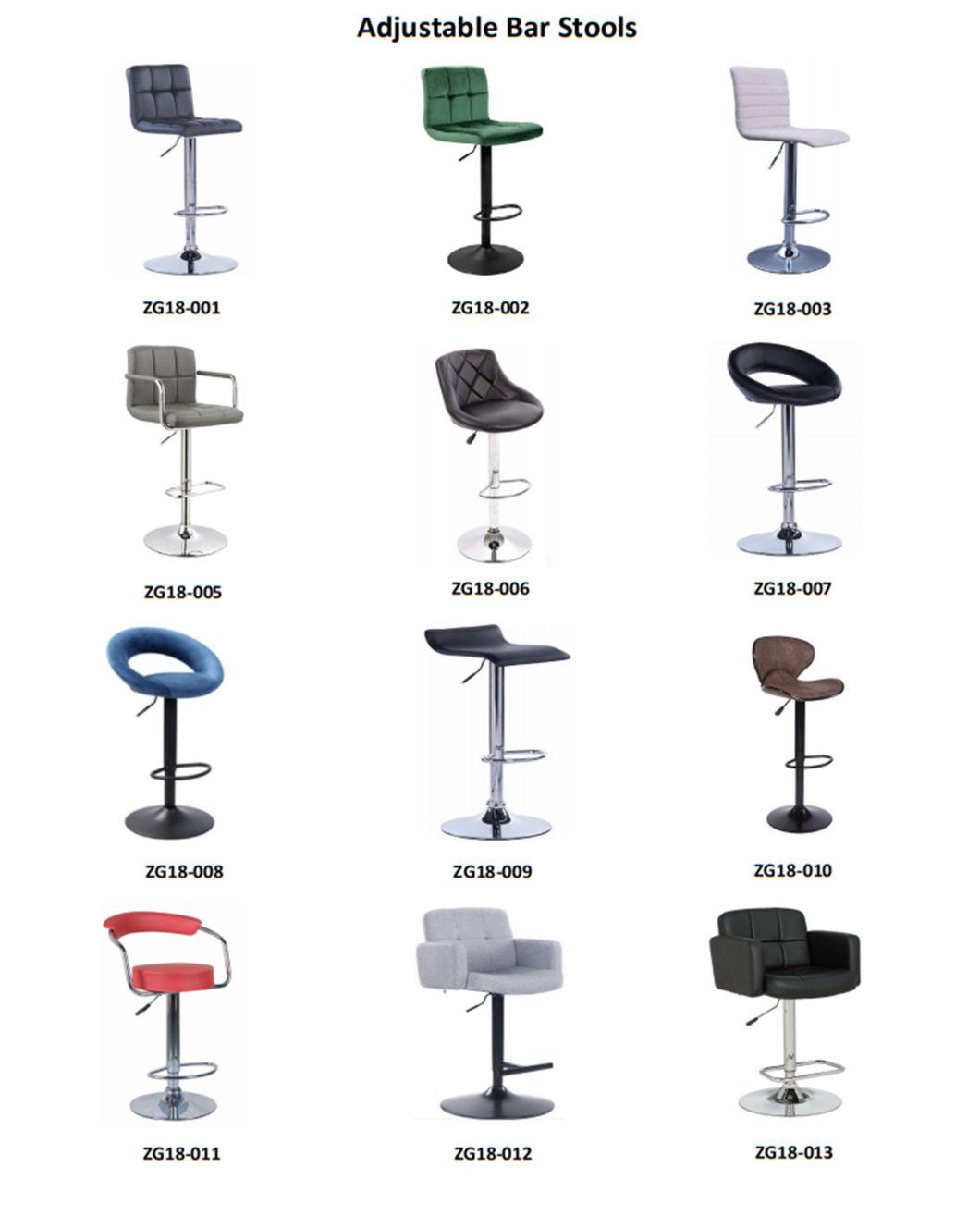 Hot Selling Height Adjustable Metal Bar Stool (ZG18-002)