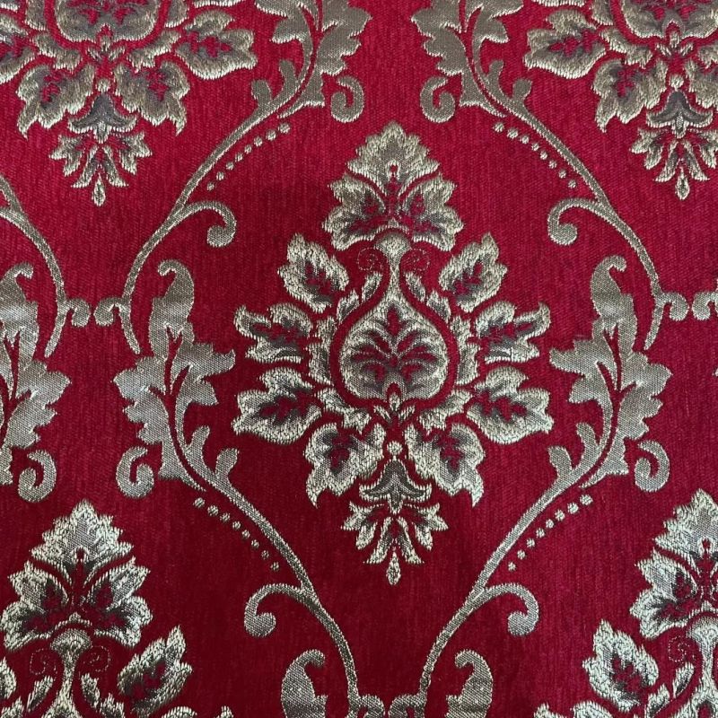 Polyester Chenille Jacquard Upholstery Fabric Sofa Fabrics Furniture Fabric Waistcoat Fabric (JAC007)