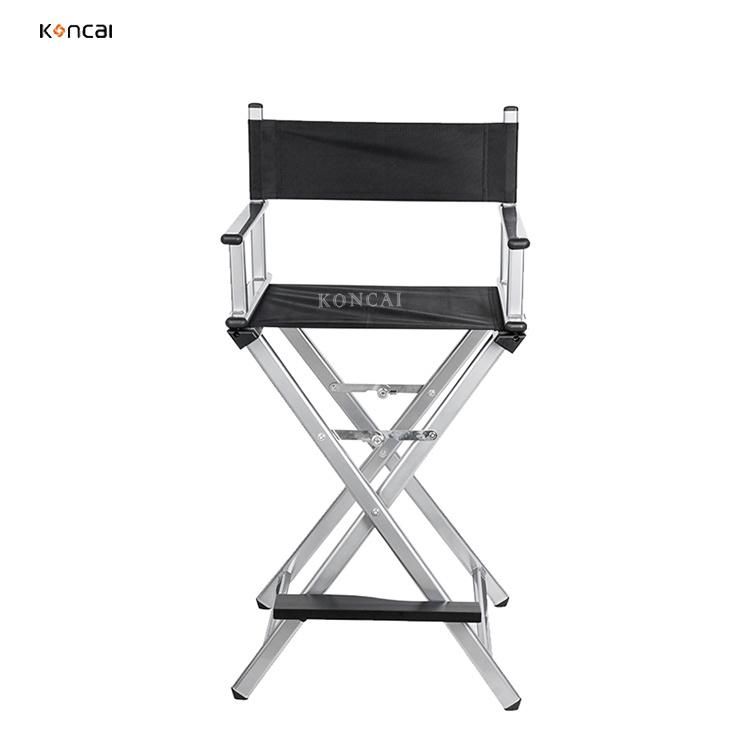 Professional Lightweight Aluminum Foldable Makeup Artist Chair Director Beauty Chair