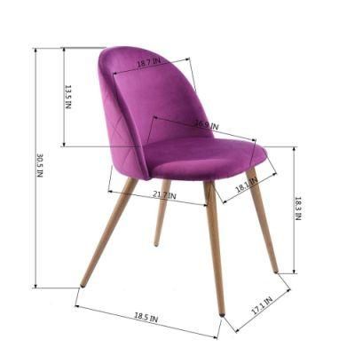 Free Sample Cheap Bazhou Wholesale Dining Room Furniture for Sale Modern Fabric Dining Chair