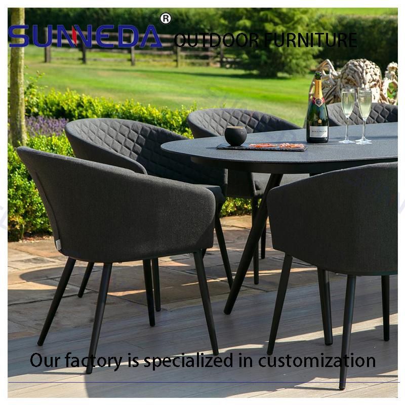 High End Outdoor Wholesale Fabric Dining Chairs