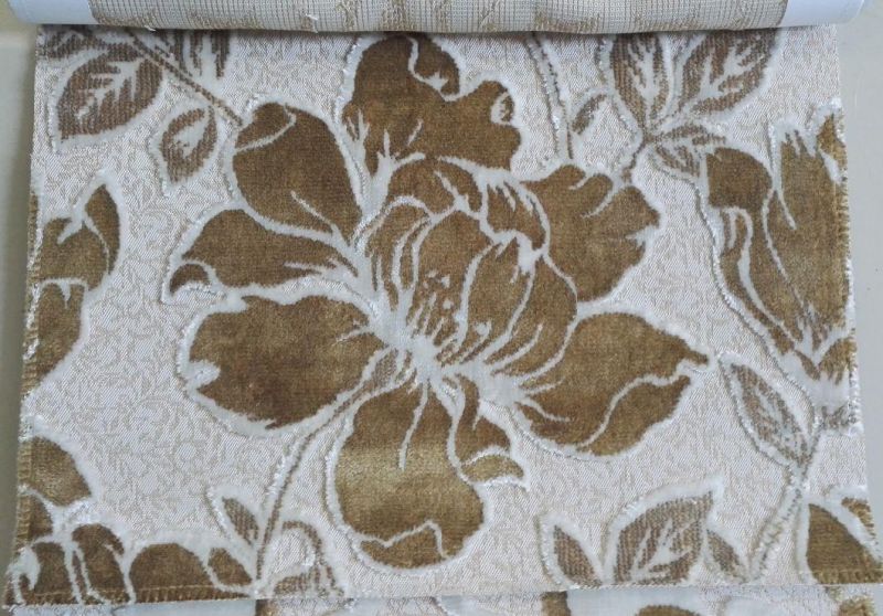 Home Textile 56% Polyester Cut Velvet Upholstery Pillow Fabric