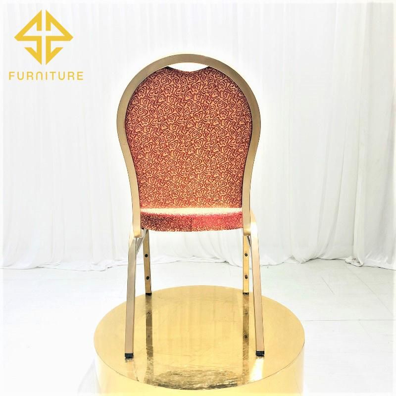 Modern High Back Fabric Dining Room Furniture Luxury Dining Hotel Chair