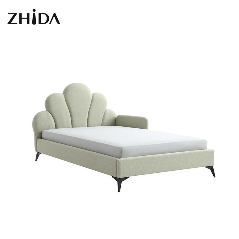 Wholesale Bedroom Kids Children Furniture Modern Design Fabric Bed