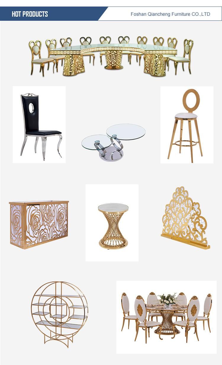 Wholesale Metal Gold Wedding Banquet Designer Dining Chair