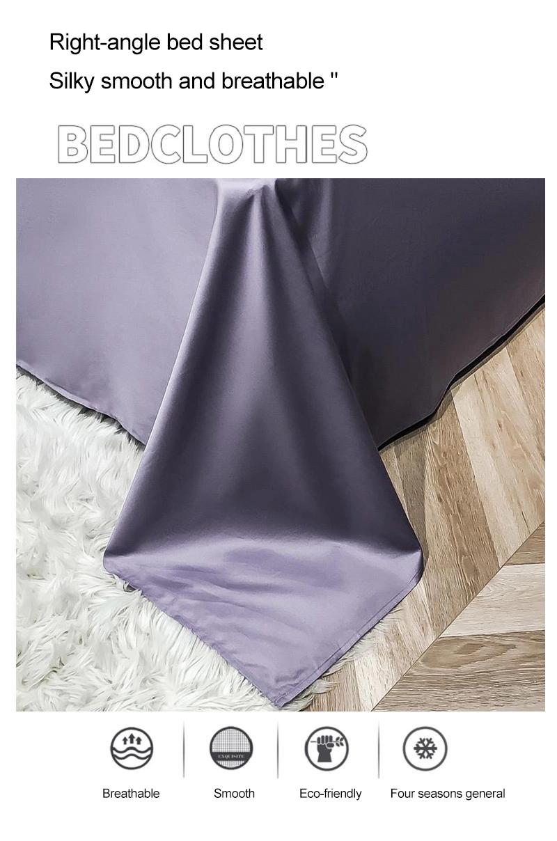 Hot Sale Luxurious Multi Color Sheet Set Cotton Fabric for Single Bed