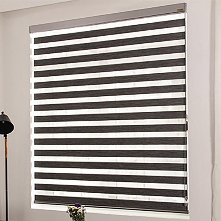 Manual Zebra Blind Light Filtering Day and Night Window Roller Blinds for Bedroom Office 50%~95% Shading Rate Custom Size