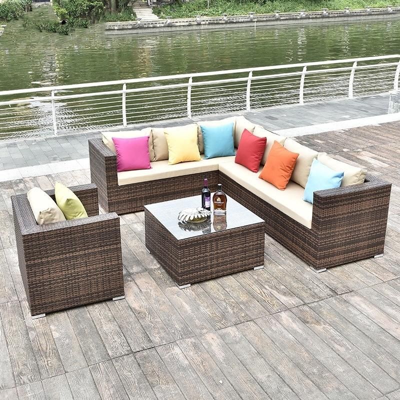 Custom Hotel Villa Patio Furniture Outdoor Coffee Bar Counter Table