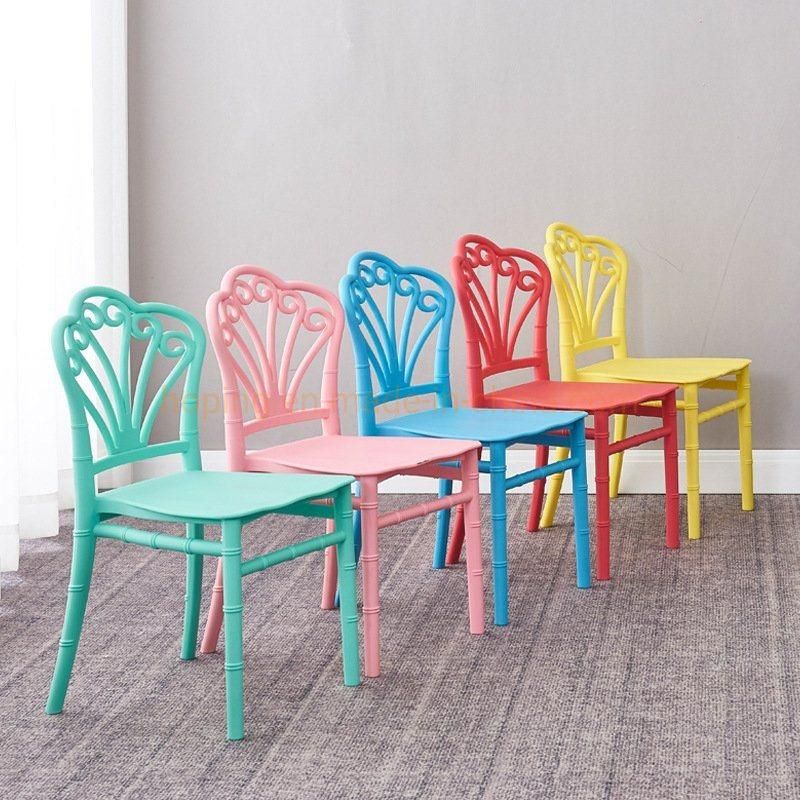 Plastic Tiffany Chiavari Phoenix Iron Event Party Banquet Wedding Dining Chair Wholesale Price with Mobile Seat Cushion