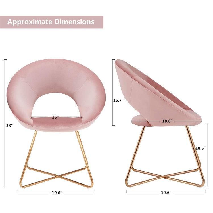 High Quality Wholesale Modern Leisure Designer Fashion Plastic Fabric Restaurant Cafe Dining Chair