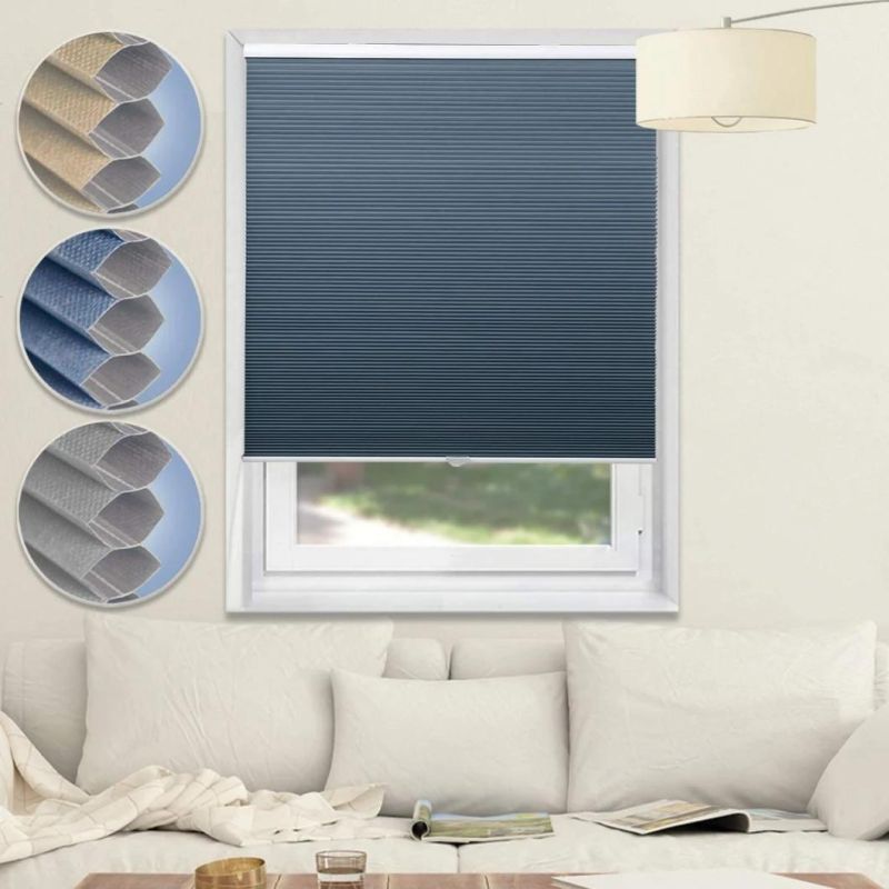 Easy Lift Select Trim-at-Home Cordless Cellular Light Filtering Fabric Shade Honeycomb Blinds