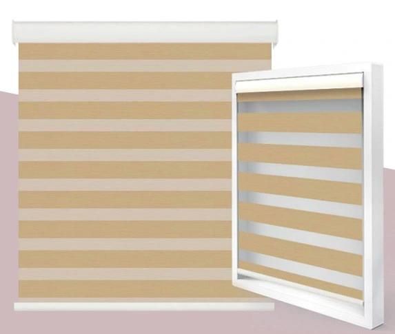 Fabric Roller Zebra Blinds for Window Sunscreen