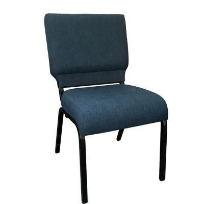 Interlocking Metal Steel Iron Blue Fabric Used Church Chairs Sale Theater Chairs