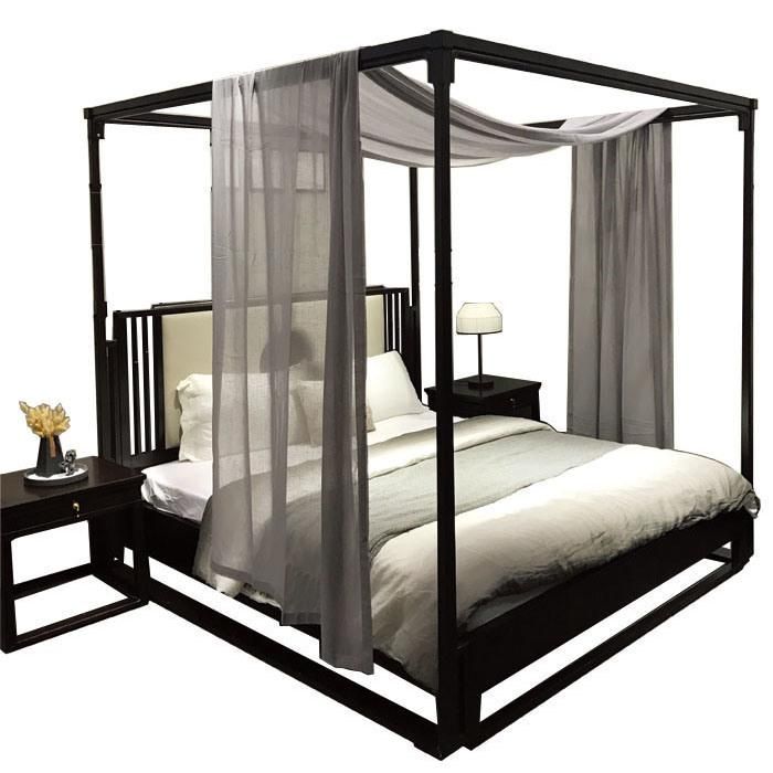 Antique Furniture Classic Home Hotel Bedroom Furniture Romantic Canopy Bed