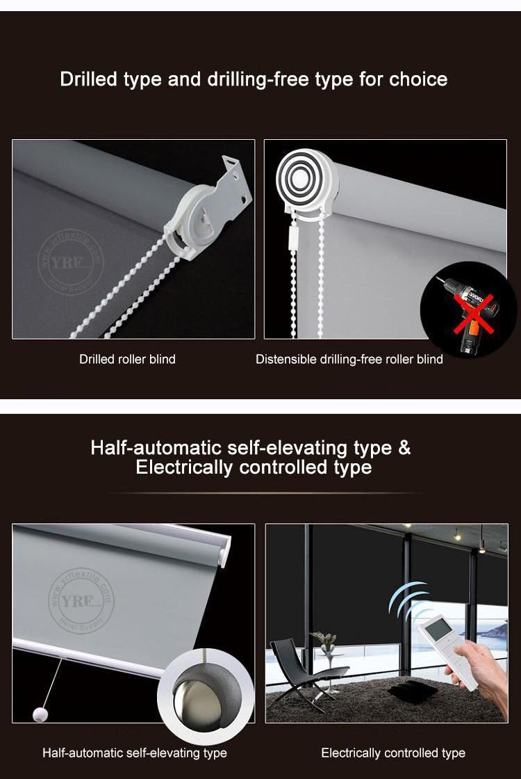 Hot Selling Fancy Chain Control Window Blackout Roller Blinds