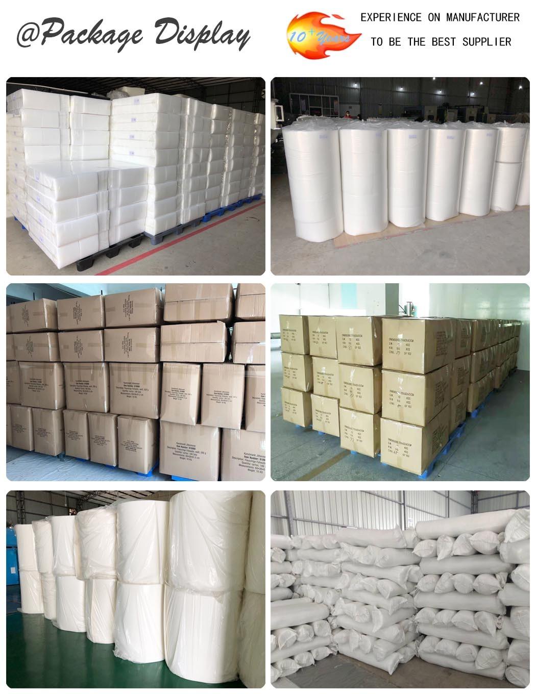 Polyester Fiber Fabric Bonded Filter Wadding Sheet Piece