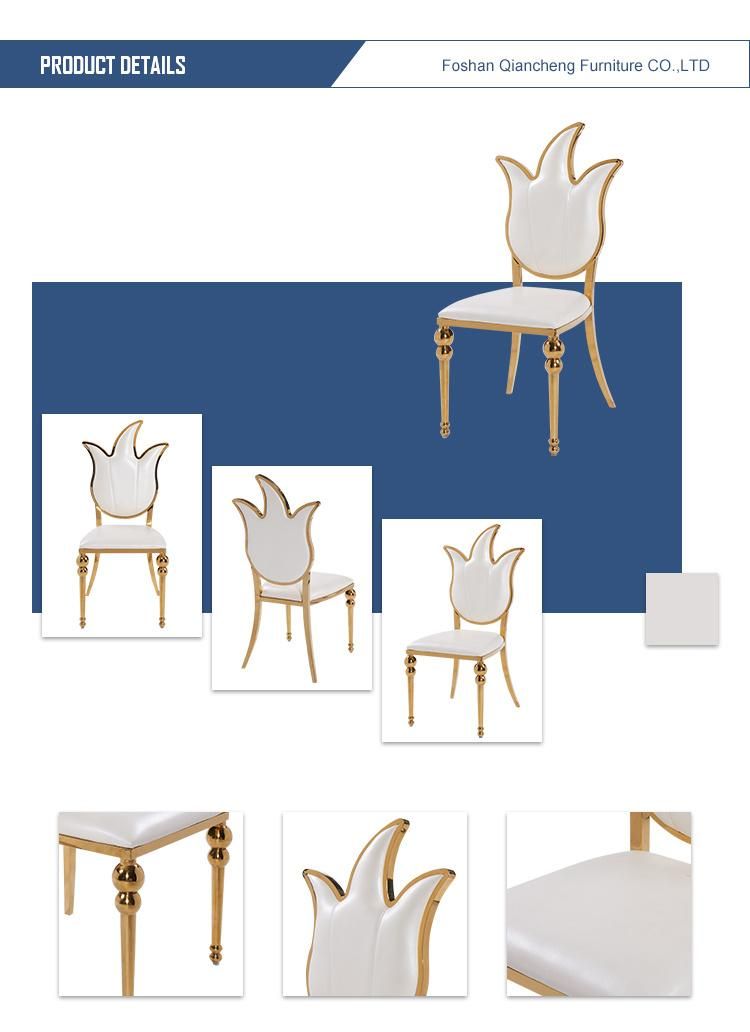 Wholesale Metal Gold Wedding Banquet Designer Dining Chair