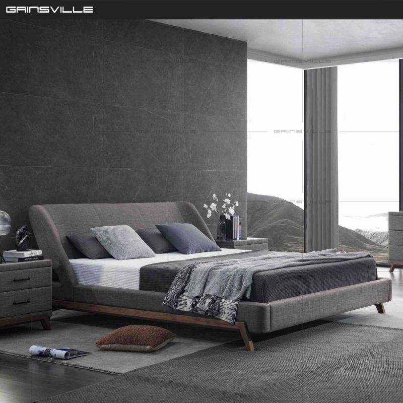 New fashion Italian Design Bed Sofa Bed Fabric Bed Wall Bed King Bed Sofa Bed Double Bedroom Furniture