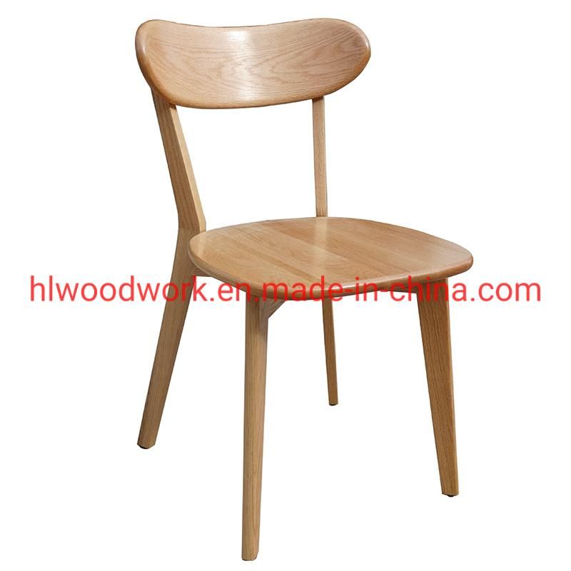 Cross Chair Oak Wood Dining Chair Wooden Chair Office Chair Round Seat Wooden Furniture