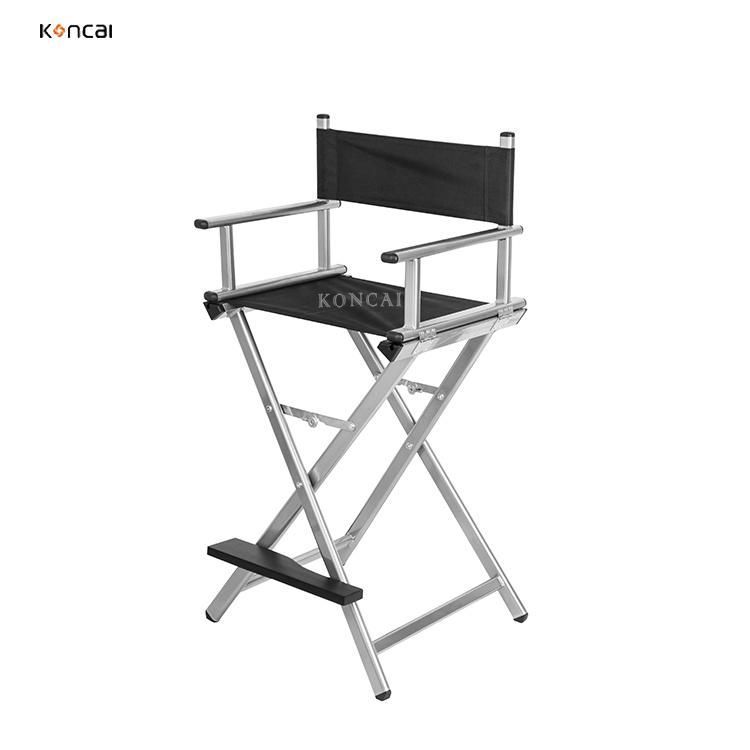 Professional Lightweight Aluminum Foldable Makeup Artist Chair Director Beauty Chair