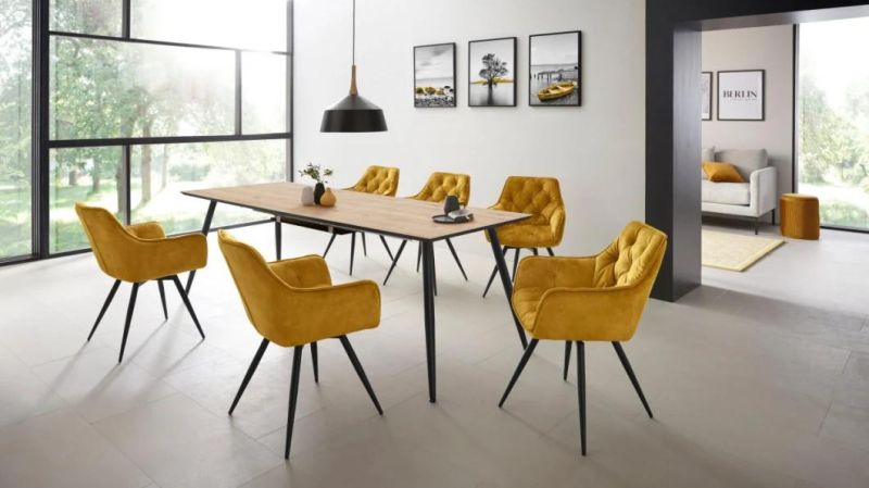 Dining Room Set Restaurant Chair Wholesale Modern Velvet Luxury Design Chairs Dining Chairs with Metal Leg