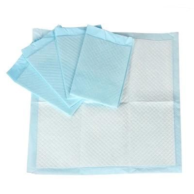 Leakage Protection Blue PE Film Bed Disposable Underpad Size 60X90cm 60X60cm 60X40cm