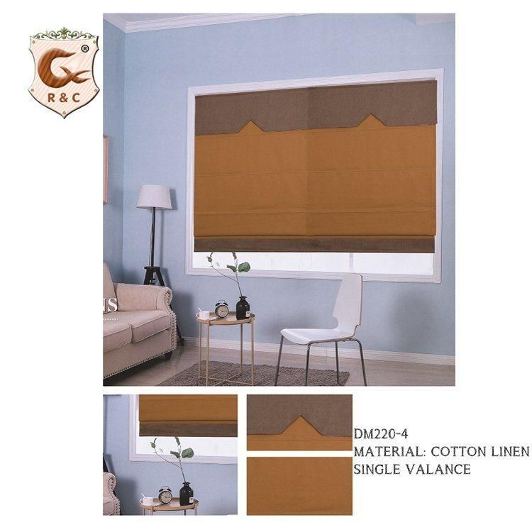 Home Decor Luxury Hot Sale Wholesale New Design Roman Blinds Low Price