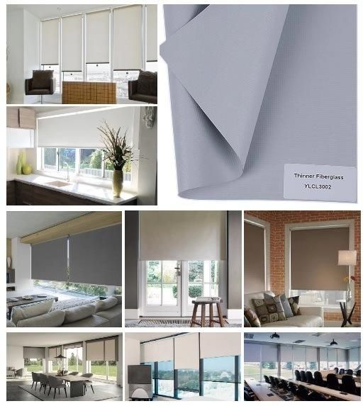 PVC+Fiberglass Hard Tube Package Yuli Zhejiang, China Roller Blind Curtain Fabric